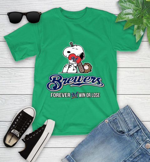 MLB The Peanuts Movie Snoopy Forever Win Or Lose Baseball Milwaukee Brewers 108