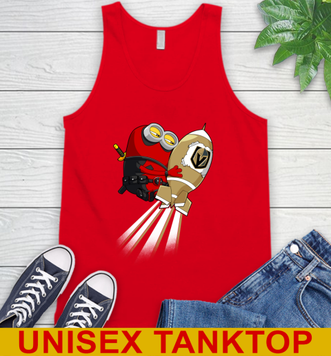 NHL Hockey Vegas Golden Knights Deadpool Minion Marvel Shirt Tank Top 5