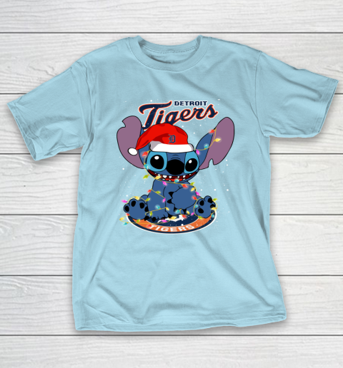 Detroit Tigers MLB noel stitch Baseball Christmas T-Shirt 10