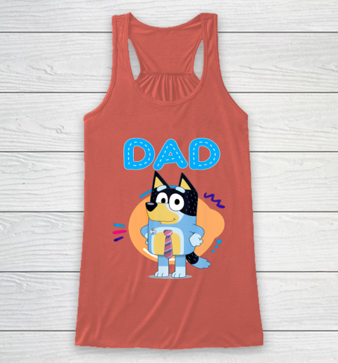 Bluey Dad Lover Forever Father's Day Racerback Tank 4