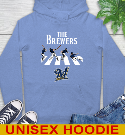 MLB Baseball Milwaukee Brewers The Beatles Rock Band Shirt Hoodie 11