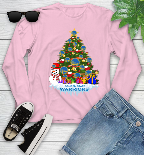 Golden State Warriors Merry Christmas NBA Basketball Sports Youth Long Sleeve 10