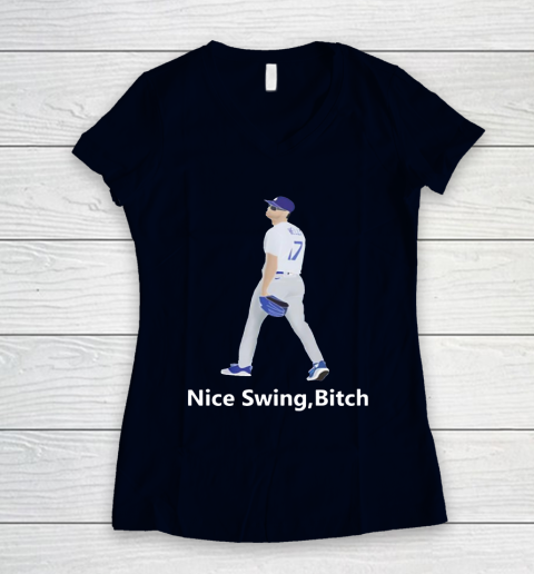 Nice Swing Bitch Joe Kelly Women's V-Neck T-Shirt 2