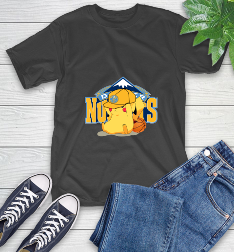 NBA Pikachu Basketball Sports Denver Nuggets T-Shirt 2