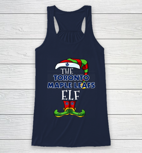 Toronto Maple Leafs Christmas ELF Funny NHL Racerback Tank 8