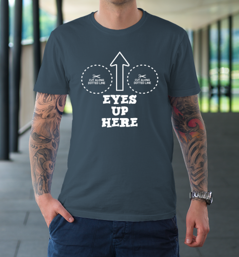 My Boobs Are Down Here Unisex t-shirt