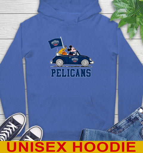 NBA Basketball New Orleans Pelicans Pluto Mickey Driving Disney Shirt Hoodie 9