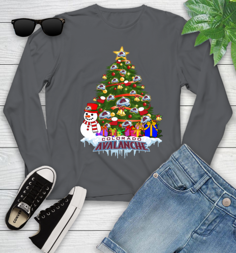 Colorado Avalanche Merry Christmas NHL Hockey Sports Youth Long Sleeve 8