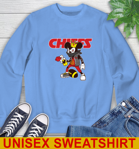 Kansas City Chiefs NFL Football Mickey Peace Sign Sports Sweatshirt 11