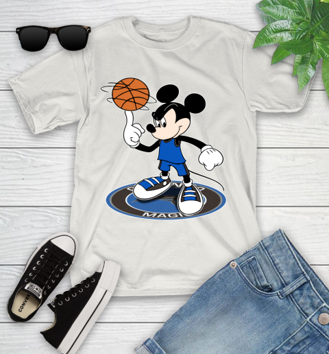 NBA Basketball Orlando Magic Cheerful Mickey Disney Shirt Youth T-Shirt 12