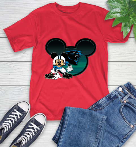 NFL Carolina Panthers Mickey Mouse Disney Football T Shirt T-Shirt 10