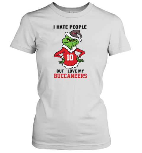 I Hate People But I Love My Buccaneers Tampa Bay Buccaneers NFL Teams Women's T-Shirt