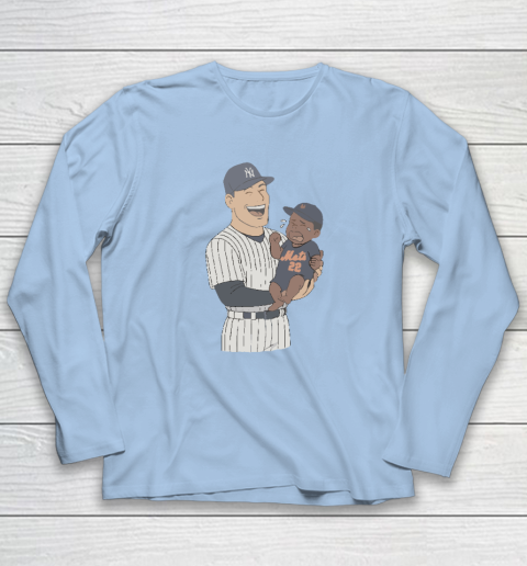 Yankees Holding Crying Mets Baby Long Sleeve T-Shirt 5