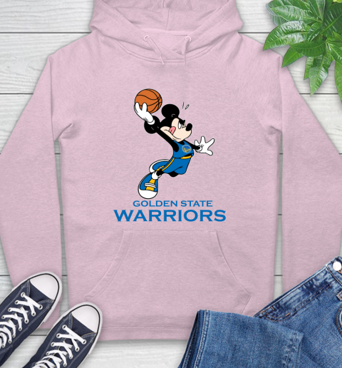 NBA Basketball Golden State Warriors Cheerful Mickey Mouse Shirt Hoodie 10