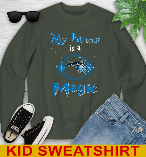 NBA Basketball Harry Potter My Patronus Is A Orlando Magic Youth Sweatshirt 8