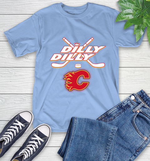 NHL Calgary Flames Dilly Dilly Hockey Sports T-Shirt 11