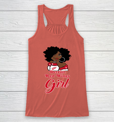 Detroit Red Wings Girl NHL Racerback Tank 4