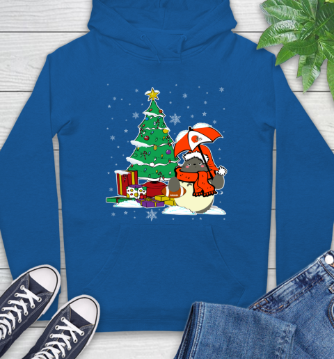 Cleveland Browns NFL Football Cute Tonari No Totoro Christmas Sports Hoodie 9