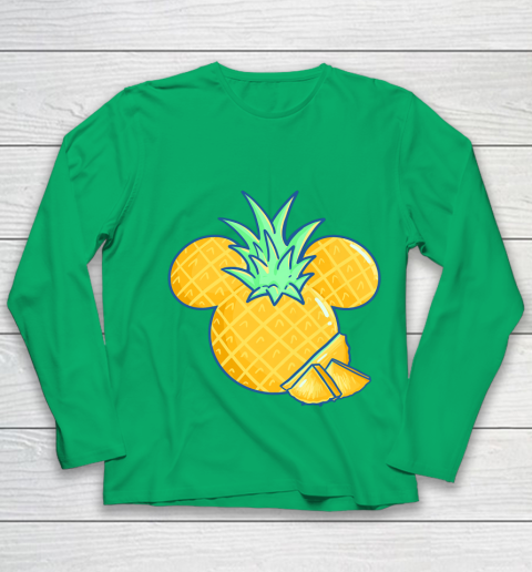 Disney Mickey Friends Mickey Pineapple Logo Youth Long Sleeve 4