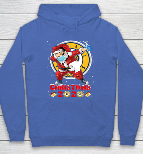 Indiana Pacers Funny Santa Claus Dabbing Christmas 2020 NBA Hoodie 6