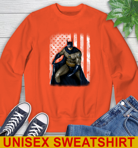 Utah Jazz NBA Basketball Batman DC American Flag Shirt Sweatshirt 3