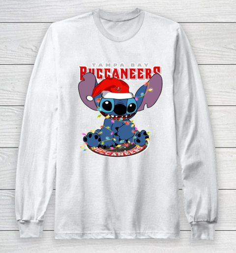 Tampa Bay Buccaneers NFL Football noel stitch Christmas Long Sleeve T-Shirt