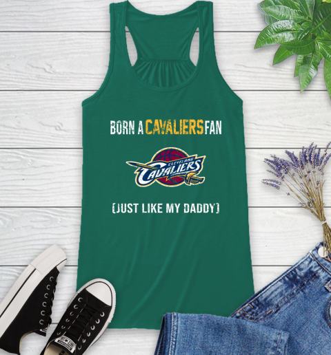 NBA Cleveland Cavaliers Loyal Fan Just Like My Daddy Basketball Shirt Racerback Tank 4