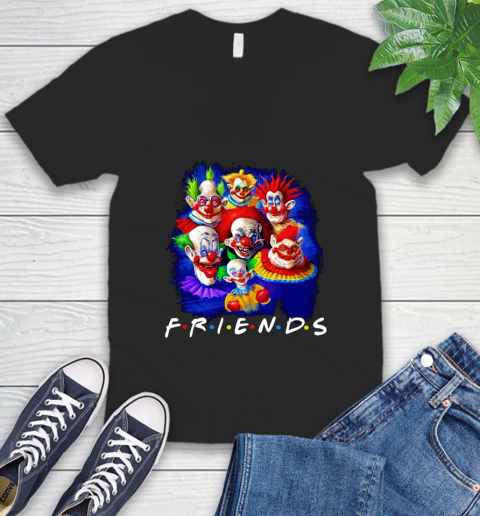 It Peniswise Characters Friends Halloween V-Neck T-Shirt