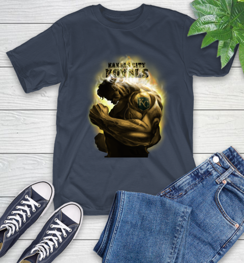 Kansas City Royals MLB Baseball Hulk Marvel Avengers Sports T-Shirt 3