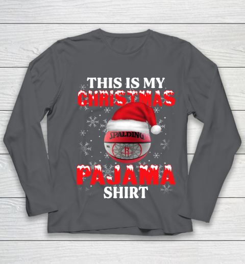 Houston Rockets This Is My Christmas Pajama Shirt NBA Youth Long Sleeve 6