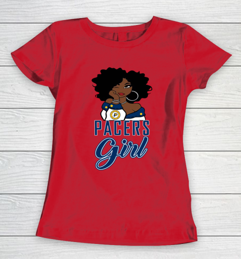 Indiana Pacers Girl NBA Women's T-Shirt 10
