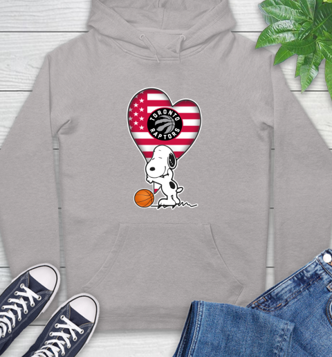 Toronto Raptors NBA Basketball The Peanuts Movie Adorable Snoopy Hoodie 12