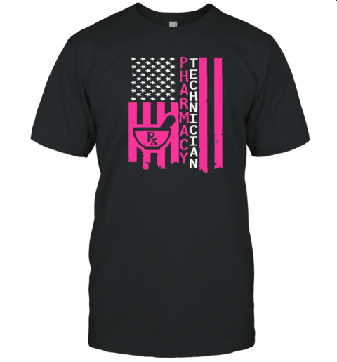 Pharmacy Technician Flag T-Shirt