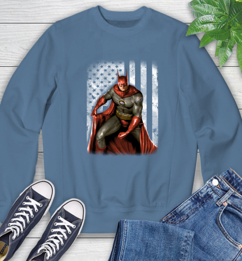Oklahoma City Thunder Nba Basketball Batman Dc American Flag Shirt
