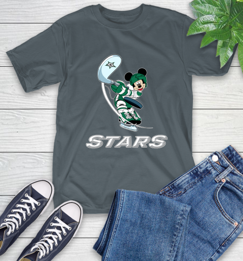 NHL Hockey Dallas Stars Cheerful Mickey Mouse Shirt T-Shirt 7