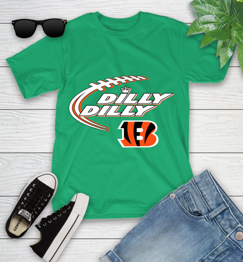 NFL Cincinnati Bengals Dilly Dilly Football Sports Youth T-Shirt 6