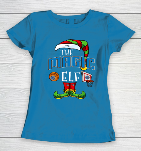 Orlando Magic Christmas ELF Funny NBA Women's T-Shirt 6