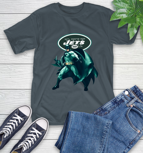 NFL Batman Football Sports New York Jets T-Shirt 9