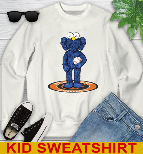 MLB Baseball Baltimore Orioles Kaws Bff Blue Figure Shirt Youth Sweatshirt