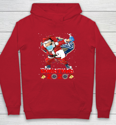 New Orleans Pelicans Funny Santa Claus Dabbing Christmas 2020 NBA Hoodie 7