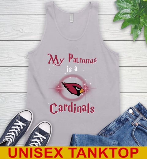 NFL Football Harry Potter My Patronus Is A Arizona Cardinals Tank Top 3