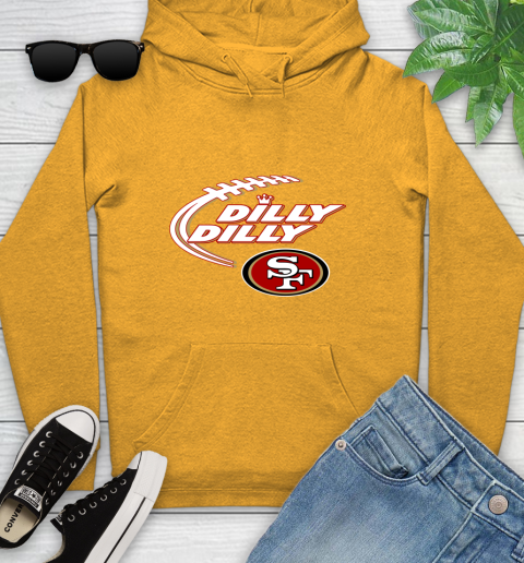 NFL San Francisco 49ers Dilly Dilly Football Sports Youth Hoodie 3