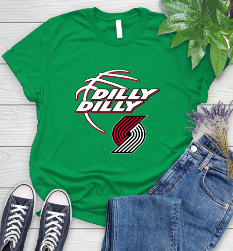 NBA Portland Trail Blazers Dilly Dilly Basketball Sports Women's T-Shirt 6