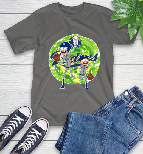 MLB San Diego Padres Rick And Morty Baseball Sports T-Shirt 9