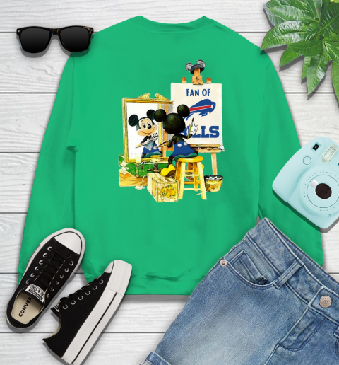 NFL Football Buffalo Bills Mickey Drawing Shirt 31