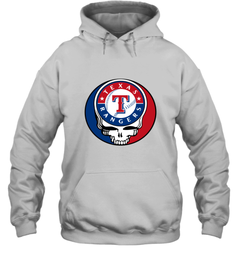 Texas Rangers The Grateful Dead Baseball MLB Mashup Hoodie