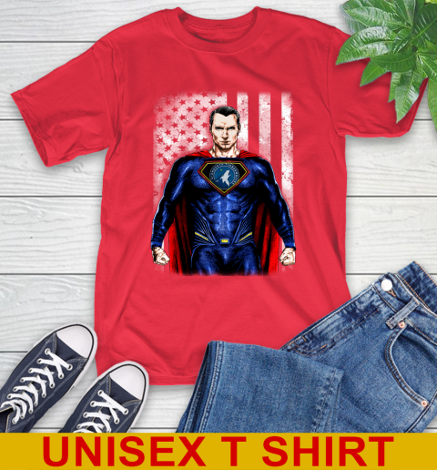 NBA Basketball Minnesota Timberwolves Superman DC Shirt T-Shirt 12