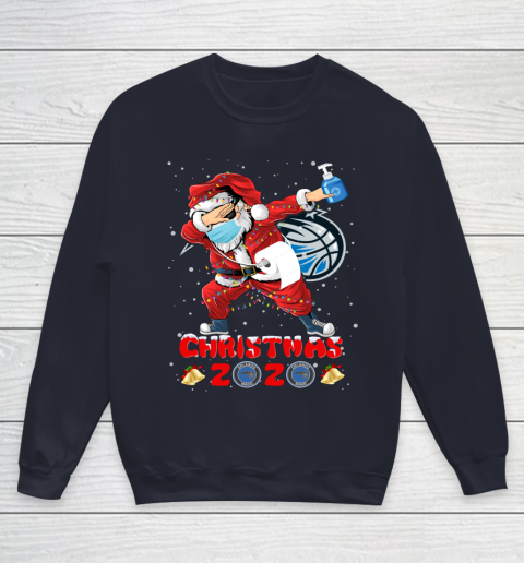 Orlando Magic Funny Santa Claus Dabbing Christmas 2020 NBA Youth Sweatshirt 2