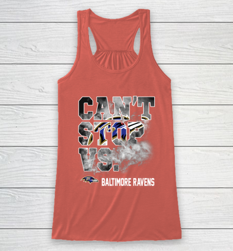 NFL Baltimore Ravens Can't Stop Vs Racerback Tank 3