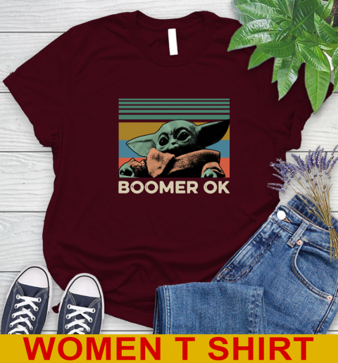 Baby Yoda Boomer OK Star Wars Vintage Shirts 90